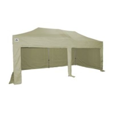 4m x 6m Gala Shade Pro Gazebo Taupe Sidewalls